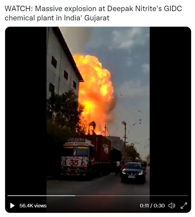 Explosion in India News