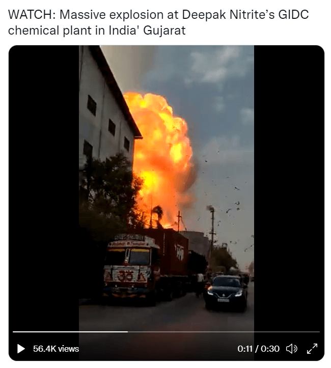 Explosion In India News