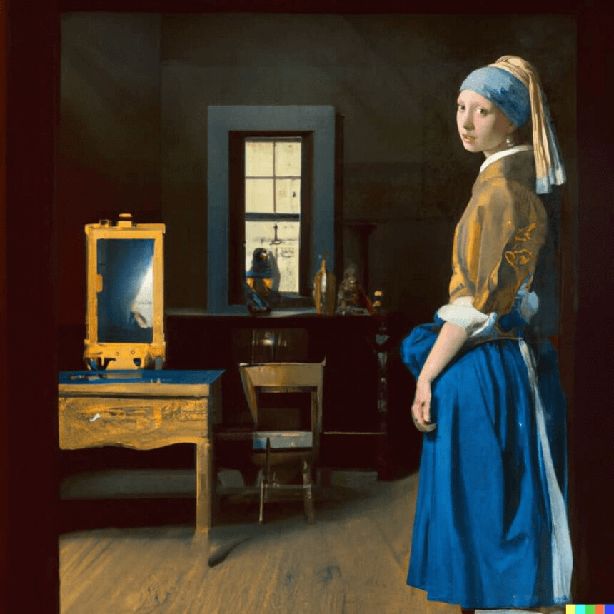 Girl With a Pearl Earring Painting