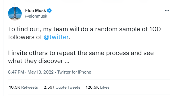 Elon Musk Tweet